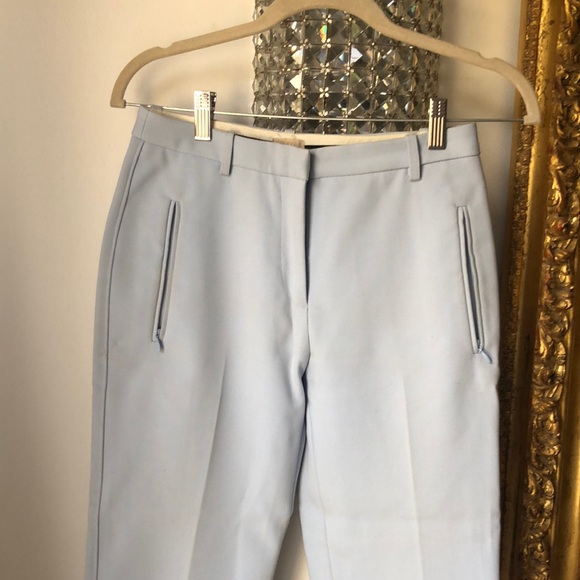 H&M powder blue Capri work pants size 2 - Picture 3 of 5